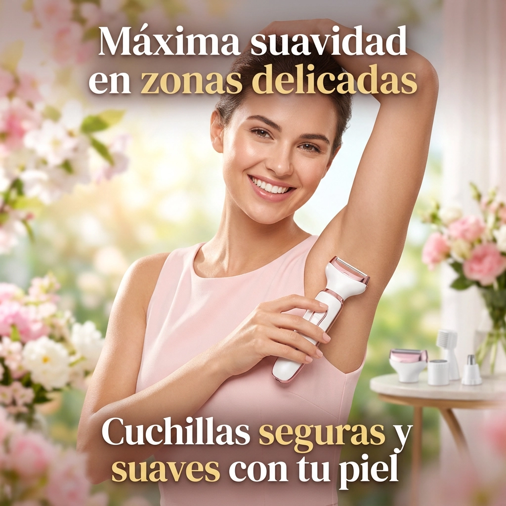 Depiladora 4 en 1 ✨ Cuida tu piel de rostro y cuerpo fácilmente ¡Envío Gratis!
