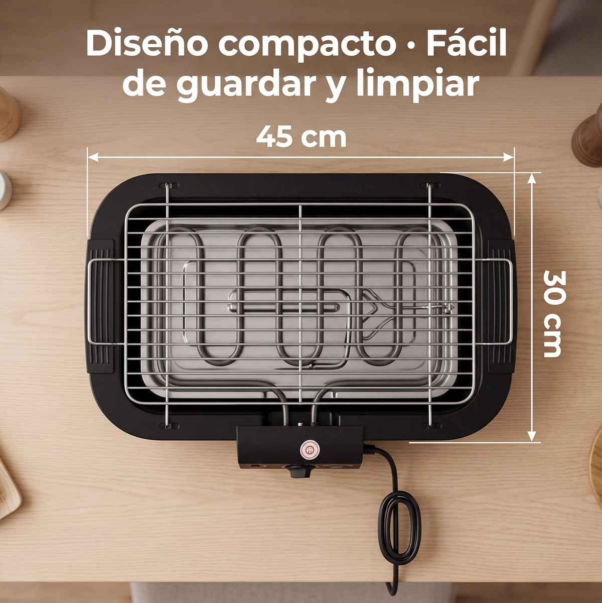 Parrilla Eléctrica ideal para Departamentos y espacios reducidos! Envío Gratis!